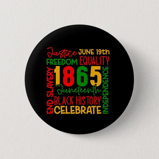 Juneteenth Button (Voorkant)