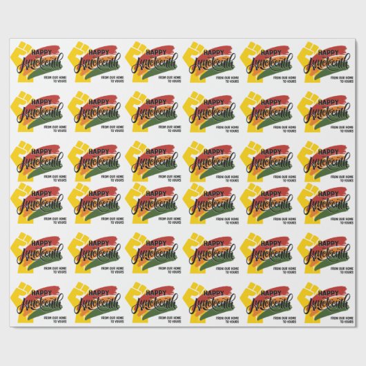  JUNETEENTH CADEAUPAPIER (Vlak)