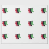 Juneteenth Cadeaupapier (Vlak)