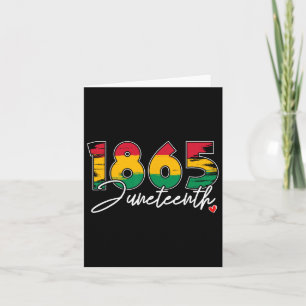 Juneteenth Celebrate Black Freedom 1865 Heart Hist Kaart