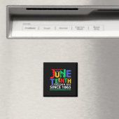 Juneteenth Celebrate Black Freedom Funny Vrouwen M Magneet (Insitu (Vaatwasser))