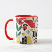 Juneteenth Celebrate Freedom Heritage symbolische  Mok (Links)