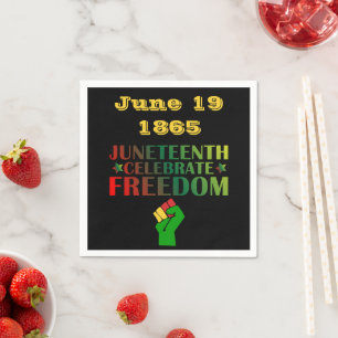 Juneteenth Celebrate Freedom Solidarity 1865 Servet