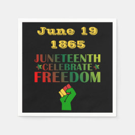 Juneteenth Celebrate Freedom Solidarity 1865 Servet