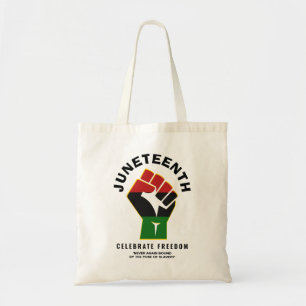 JUNETEENTH Celebrate Freedom Tote Bag
