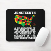 Juneteenth Celebrates Black African American Freed Muismat (Met muis)