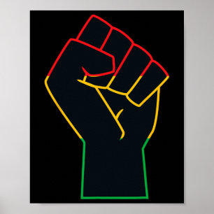 Juneteenth Celebrates Black African American Freed Poster