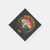 Juneteenth Celebrating Black Freedom 1865 Servet (Hoek)