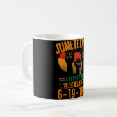 Juneteenth Celebrating Black Freedom 186 African Koffiemok (Voorkant links)