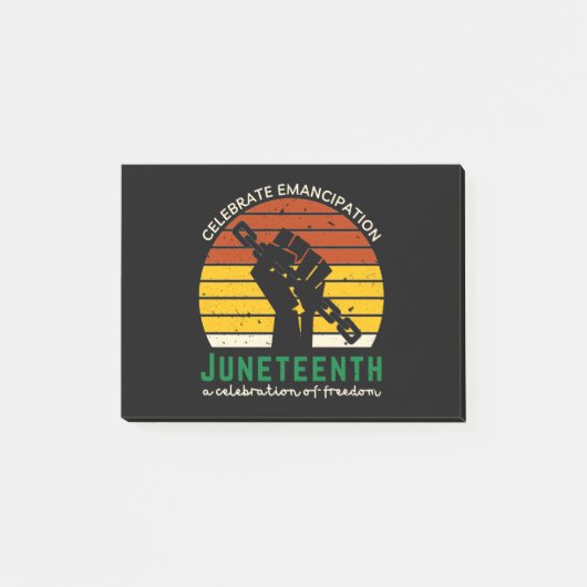 Juneteenth Celebrating Freedom Post-it® Notes (Voorkant)