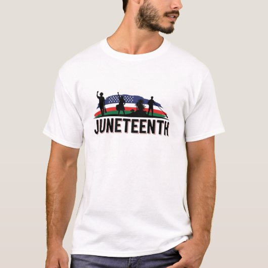 Juneteenth Celebration: Vibrant Art T-shirt (Voorkant)