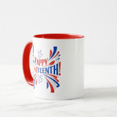 Juneteenth Celebratory Coffee Mug (11 oz.) Mok (Voorkant links)