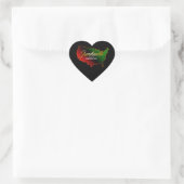 Juneteenth Classic Ronde Sticker (Tas)