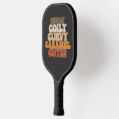 Juneteenth Curly Coily Curvy Caramel Cutie Pickleball Paddle (Links)