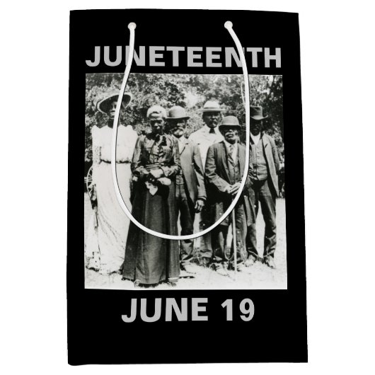 Juneteenth Day 1866: Viering van de Emancipatie Medium Cadeauzakje (Voorkant)