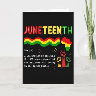 Juneteenth Definitie 19 juni 1865 Zwarte Geschiede Kaart