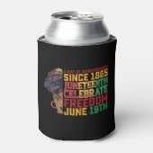 Juneteenth Een Dag Van Herinnering Zwarte Vrijheid Blikjeskoeler (Blikje Voorkant)
