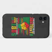 Juneteenth Emancipatie Dag Zwarte Amerikaanse Vrij Case-Mate iPhone Case (Achterkant (horizontaal))