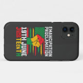 Juneteenth Emancipatie Proclamatie Zwarte Vrijheid Case-Mate iPhone Case (Achterkant (horizontaal))