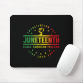 Juneteenth Emancipation Black American Freedom Bla Muismat (Met muis)