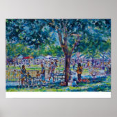 JUNETEENTH FESTIVAL- ANN ARBOR'S WHEELER PARK POSTER (Voorkant)