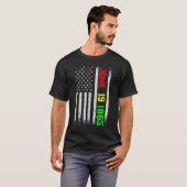 Juneteenth Flag June 19 1865 Black History Junetee T-shirt (Voorkant volledig)