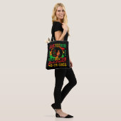 Juneteenth Flag Viering Black Freedom Juneteen Tote Bag (Op model)