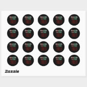 Juneteenth Free-ish from 1865 Black Pride Ronde Sticker (Vel)