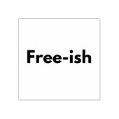 Juneteenth Free-ish Rubber Stamp Rubberstempel (Afrduk)