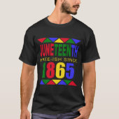 Juneteenth Free-ish shirt (kleurrijk) (Voorkant)