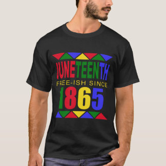 Juneteenth Free-ish shirt (kleurrijk)