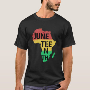 Juneteenth Freedom 1865 Afro-Amerikaanse trots T-shirt