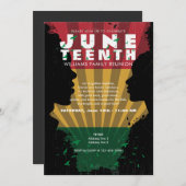 Juneteenth Freedom 1865 Zwart Geschiedenis Viering Kaart (Voorkant / Achterkant)