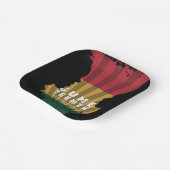 Juneteenth Freedom 1865 Zwart Geschiedenis Viering Papieren Bordje (Gebogen)