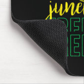 Juneteenth Freedom - 19 juni 1865 Afrikaanse Afro Muismat (Hoek)