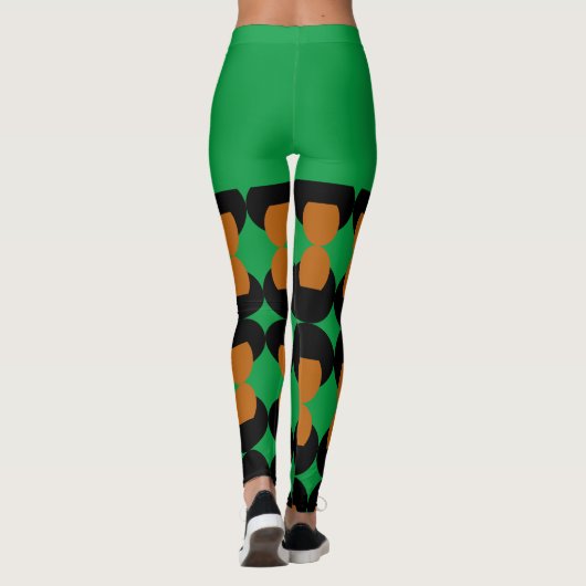 Juneteenth Freedom Celebration Afro Leggings (Achterkant)
