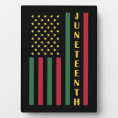 Juneteenth Freedom Celebration USA American Flag Fotoplaat (voorkant)