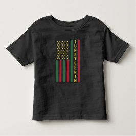 Juneteenth Freedom Celebration USA American Flag Kinder Shirts