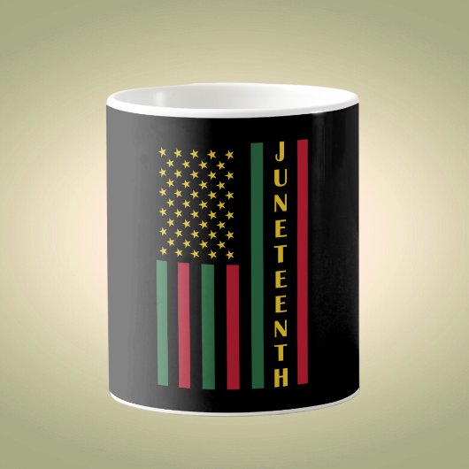 Juneteenth Freedom Celebration USA American Flag Koffiemok