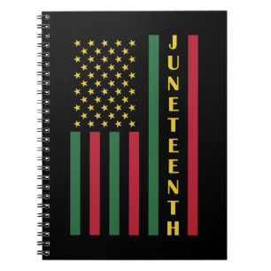 Juneteenth Freedom Celebration USA American Flag Notitieboek