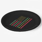 Juneteenth Freedom Celebration USA American Flag Papieren Bordje (Gekanteld)