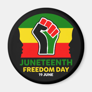 Juneteenth Freedom Day Black HistoryMagnet Magneet
