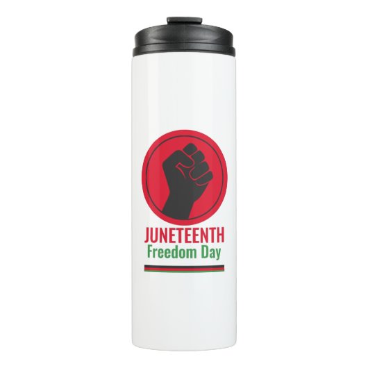 Juneteenth Freedom Day Thermosbeker (Voorkant)