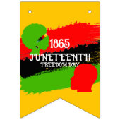 Juneteenth Freedom Day viering 1865 Vlaggetjes (Eerste vlag)