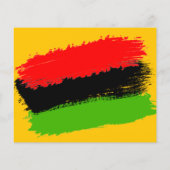 Juneteenth Freedom Day Vlag Kleuren Viering Flyer (Achterkant)