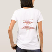 Juneteenth Freedom Declaration: dubbelzijdig ontwe T-shirt (Achterkant)