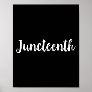 Juneteenth Freedom Independence Day Emancipatie T Poster