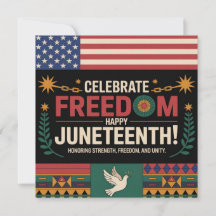 Juneteenth Freedom Kaart