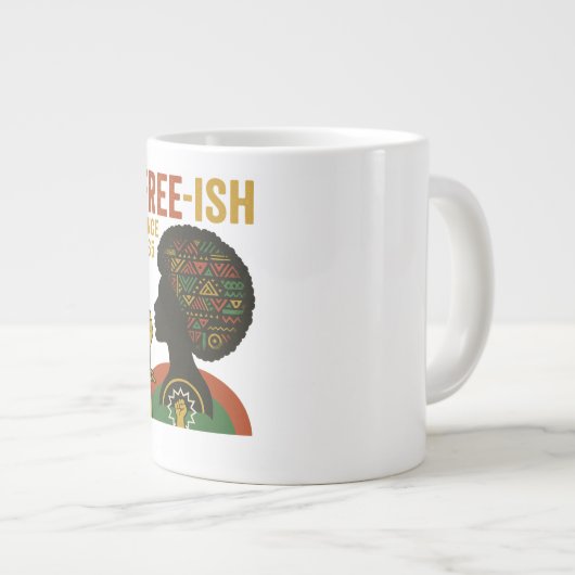 Juneteenth Freedom Mok – Black Pride Cup (Voorkant rechts)