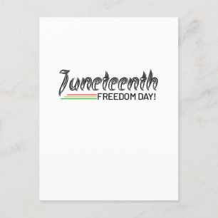Juneteenth, Freedom of African American. Briefkaart